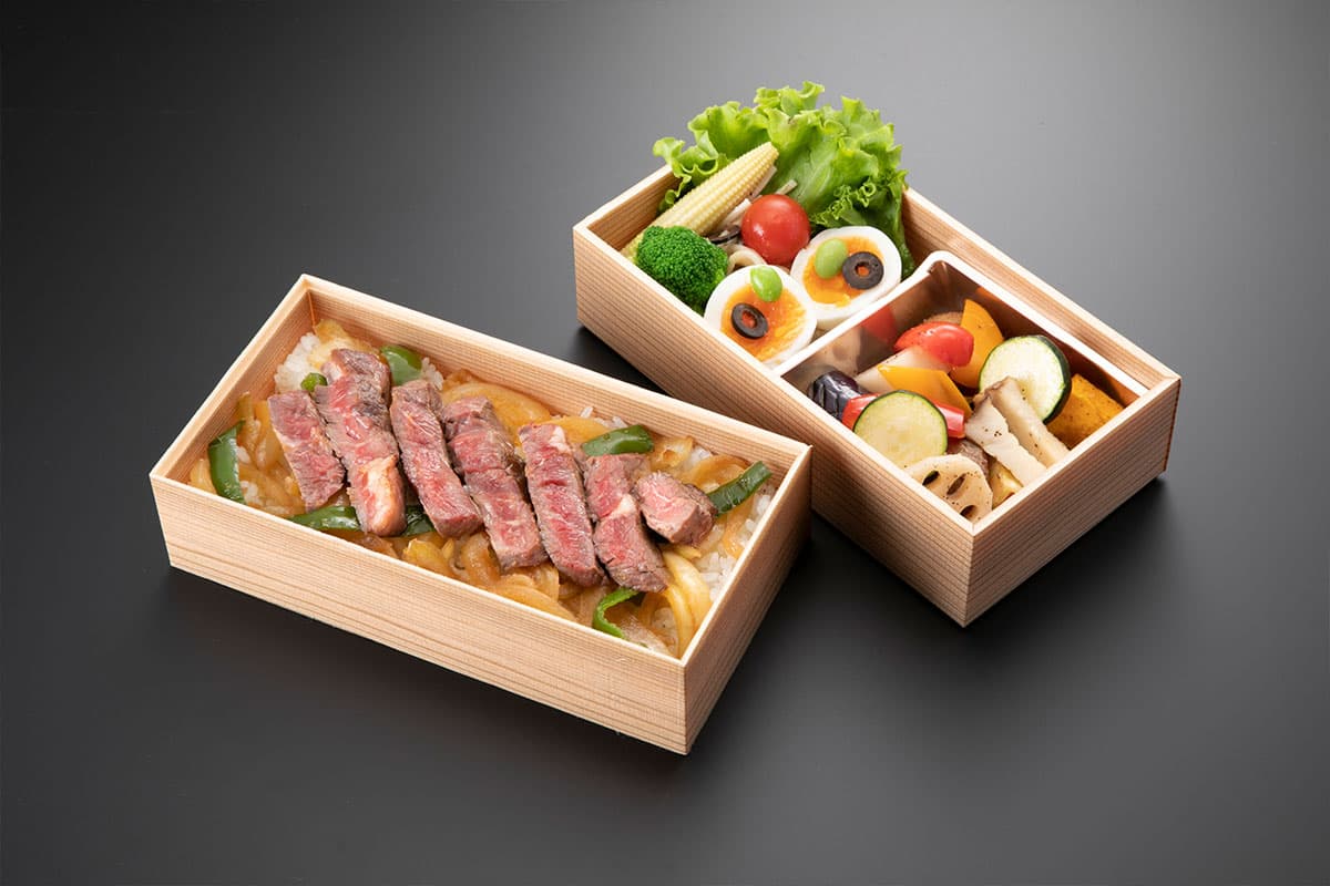 ステーキ弁当（二段）